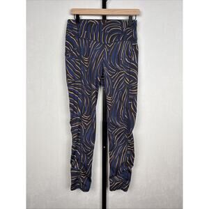 J. McLaughlin Athletic Leggings L Animal Print Full Length Hi-Rise Phone Pockets